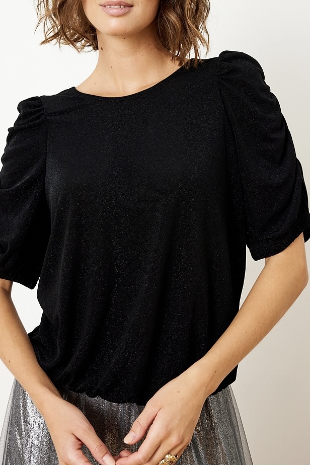  In Front - In Front - Lia Blouse Black - 4