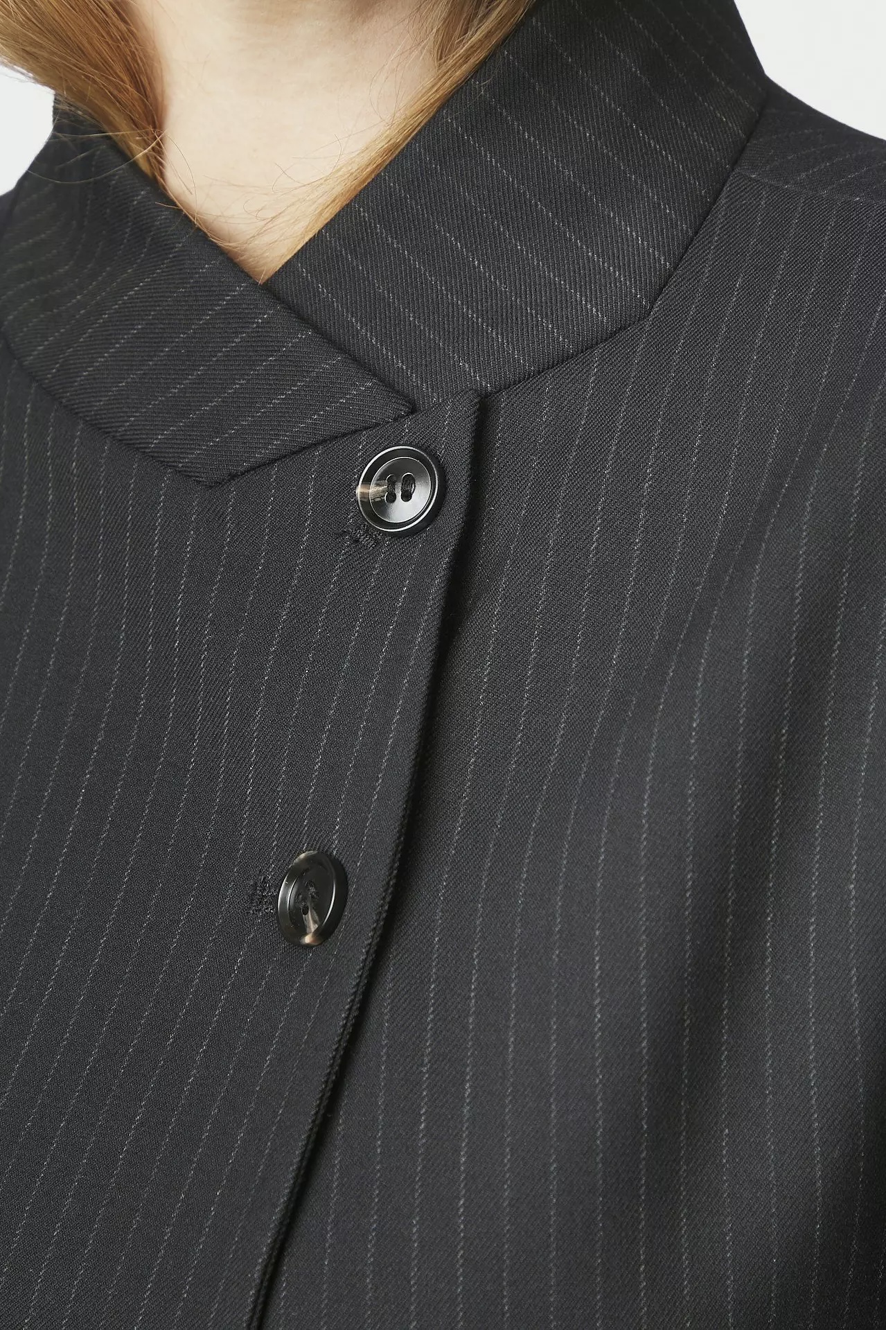 Neo Noir - Tiria Slim Pinstripe Blazer Dark Navy - 4