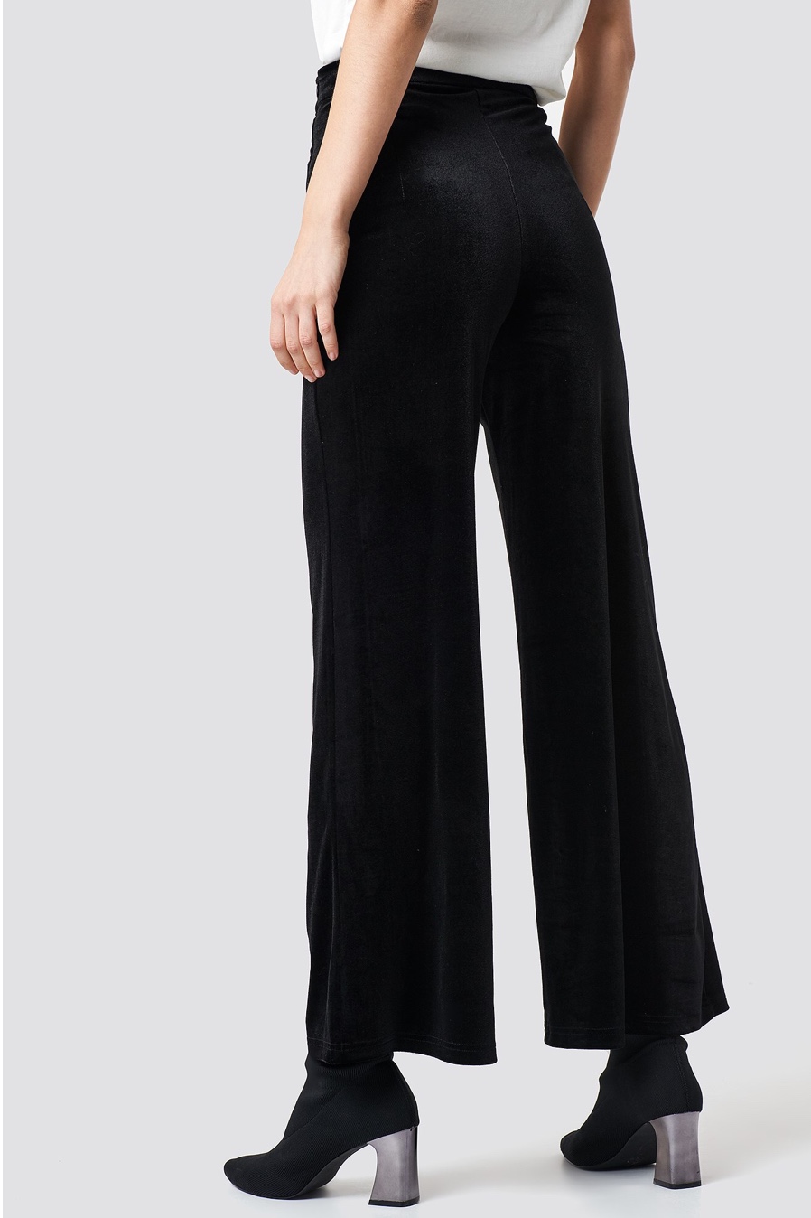 Rut & Circle  - Velvet Wide Pant Blue - 2