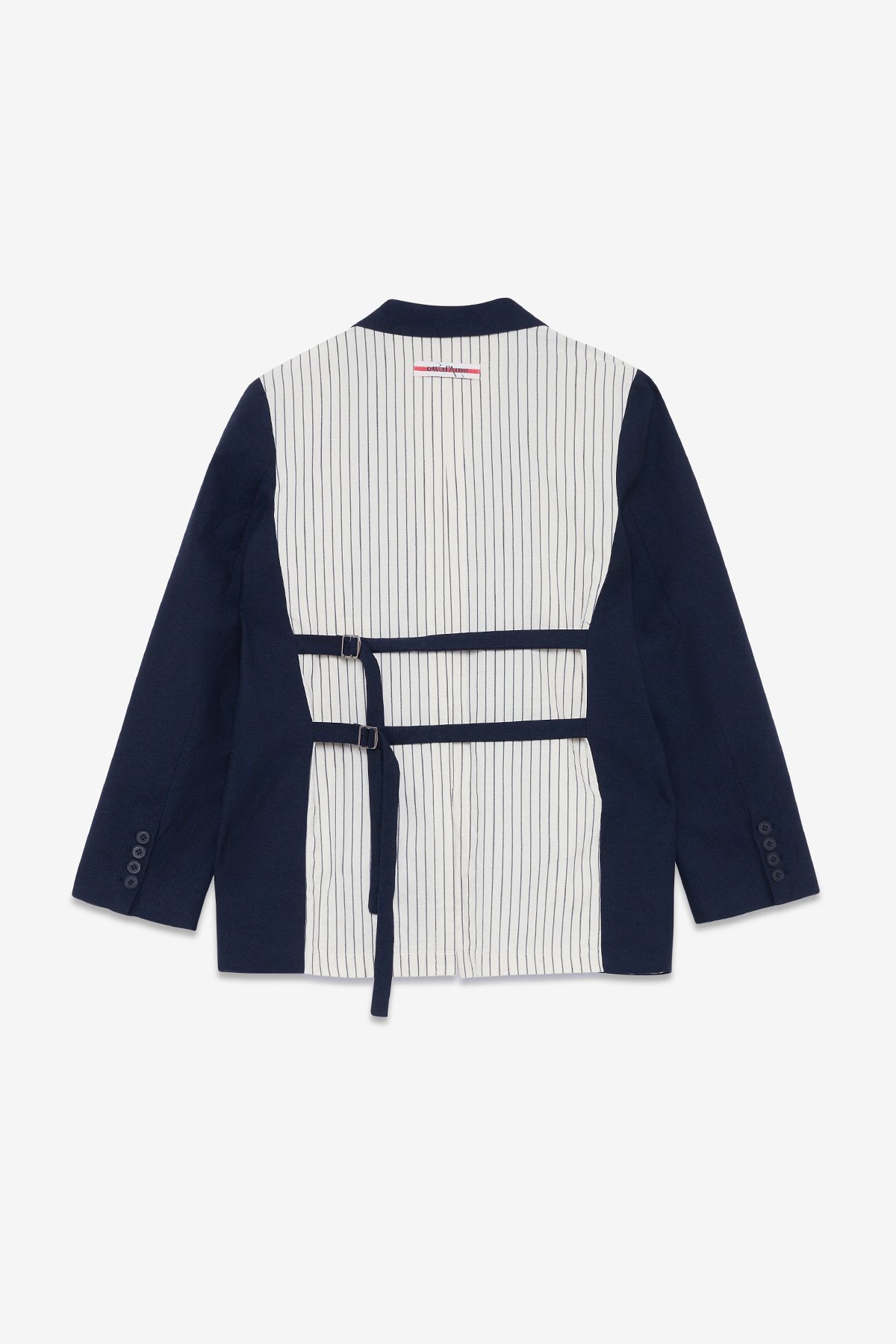 OttodÁme - Linen Jacket Made With a Two-Fabric Night - 9