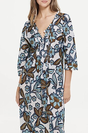 One Season - Long Poppy Oman White Cotton