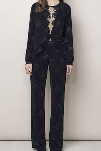 Ida Sjöstedt - Twister Top Glitter Black
