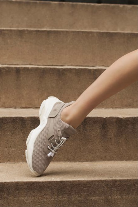 Steve Madden - Match Sneaker Taupe - 6