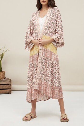 Nekane - Carlota Kimono Combi Prints Pink