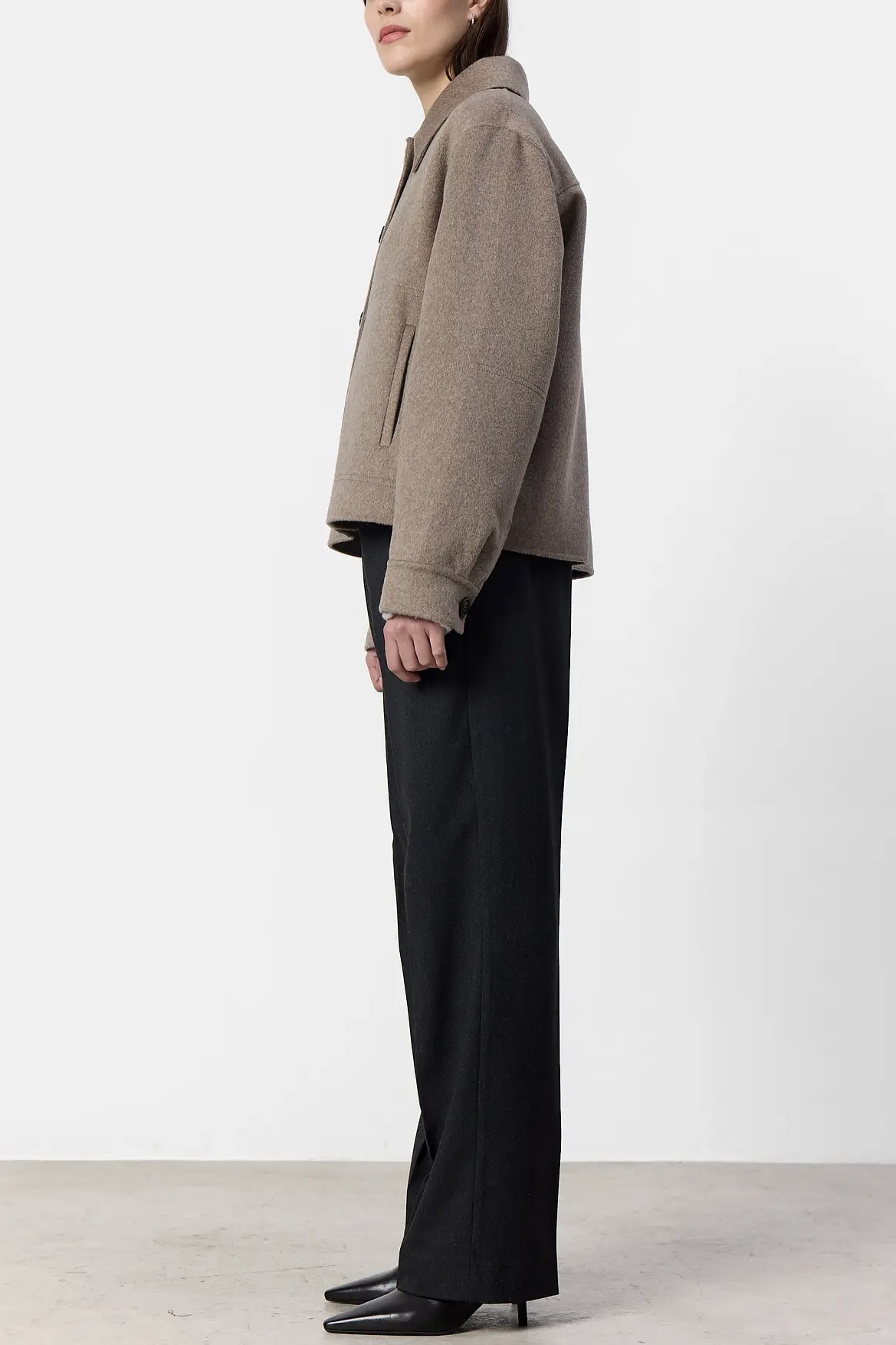 Leveté Room - Owa 25 Jacket Taupe Gray - 3