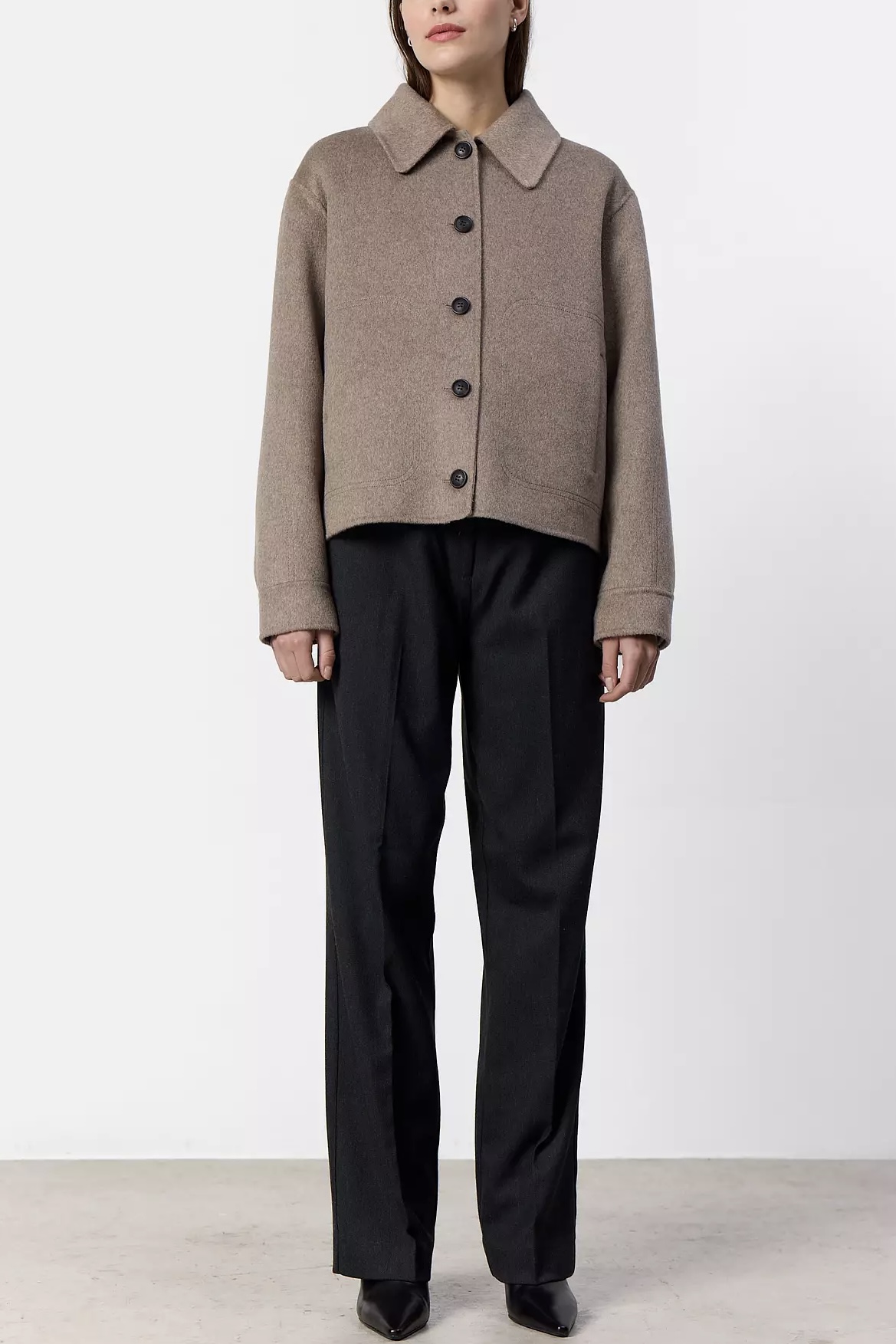 Leveté Room - Owa 25 Jacket Taupe Gray - 2