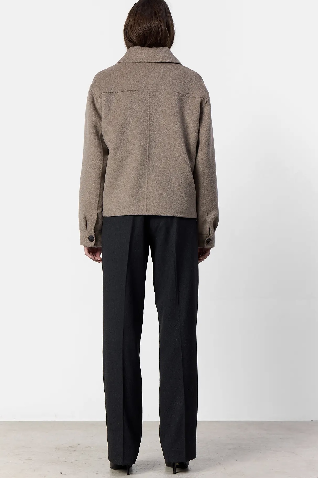 Leveté Room - Owa 25 Jacket Taupe Gray - 5
