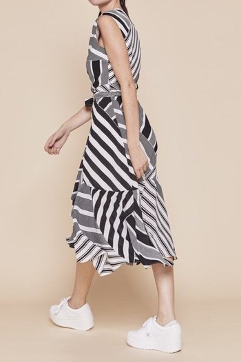 Derhy -  Ferry Dress Black/White
