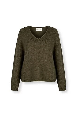 OM-HU - Mona Mohair Pullover Kaki