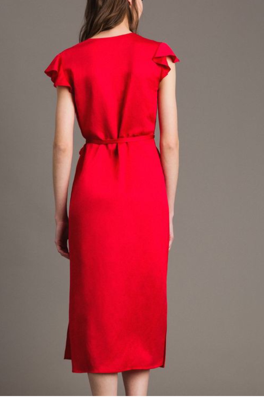 Twin Set - Envers Satin Linen Long Dress - 3