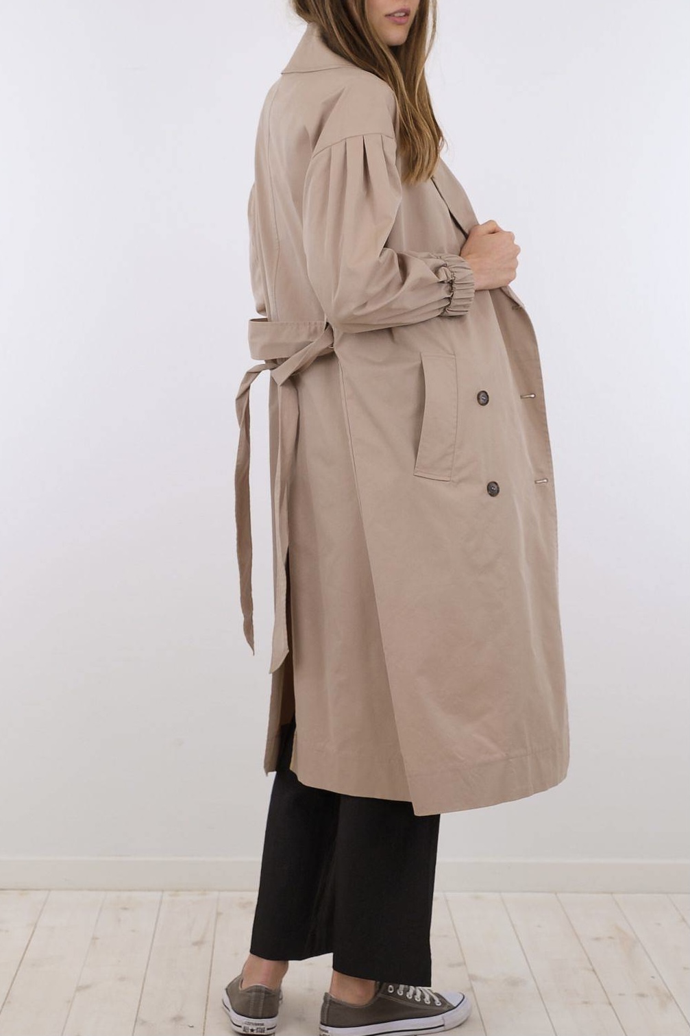Neo Noir - Branco Trenchcoat  Dark Sand - 5