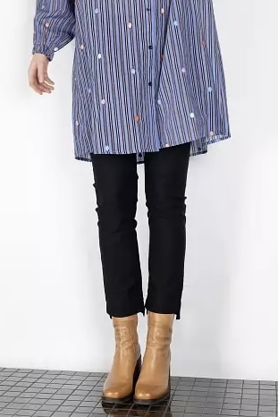 Black Colour - Josie Slim Pant Black