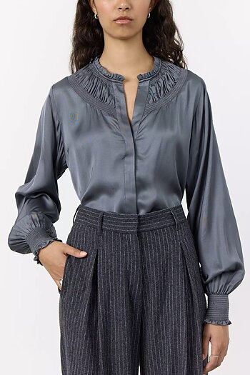 Leveté Room - Estel 8 Blouse Lava Smoke