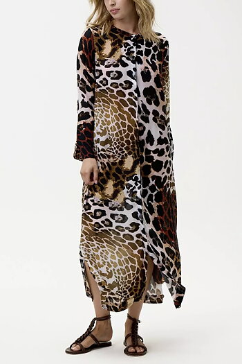 One Season - India Lipari Viscose Leopard