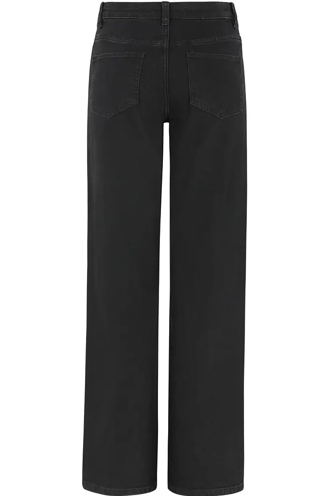 Soft Rebels - Willa Midwaist Wide Jeans Black - 4