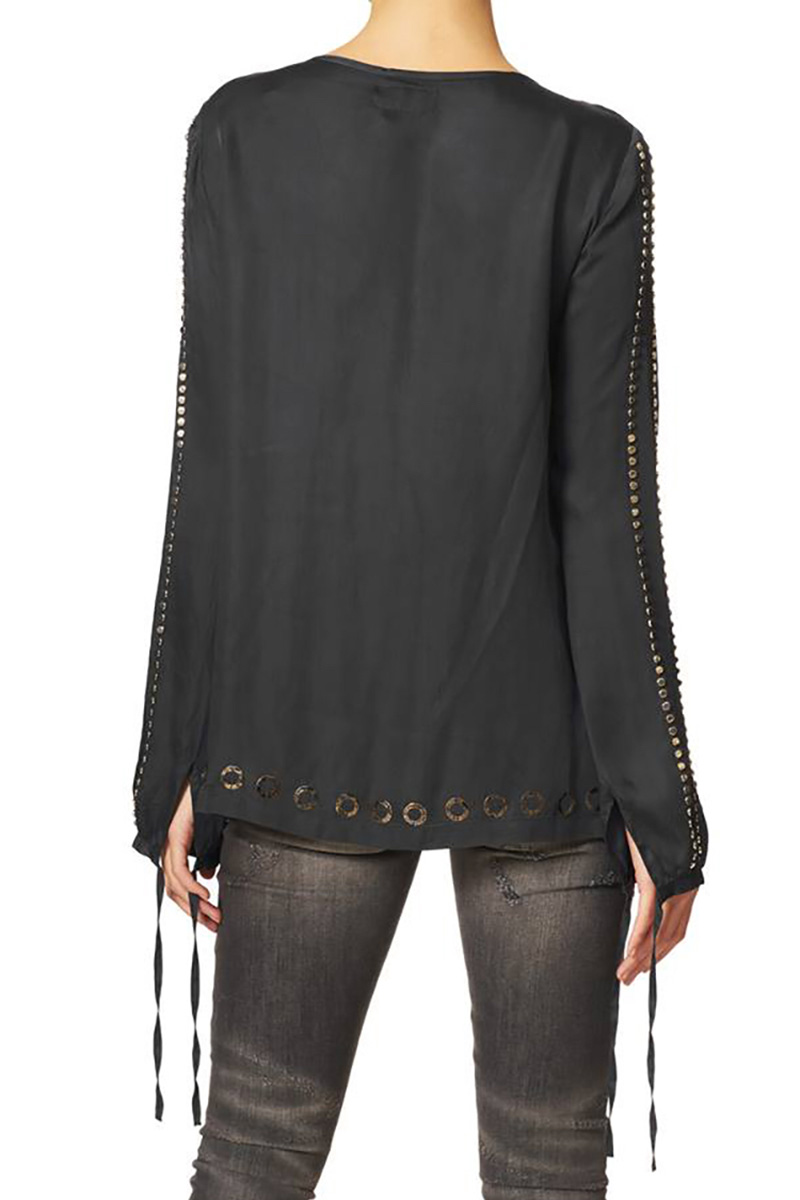 Non Sense - Essex St Embellised Blouse Antrasit - 2