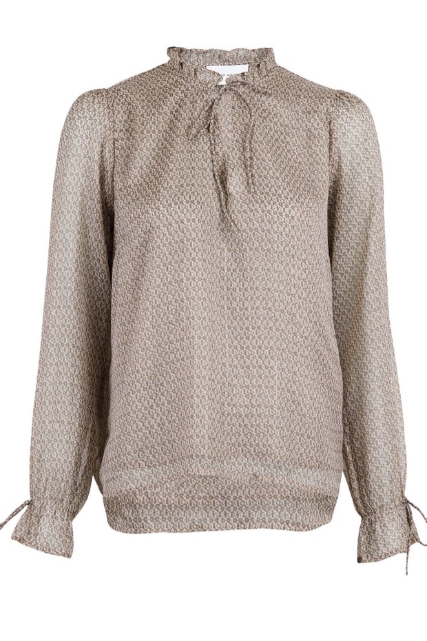 Neo Noir - Gertrud Blurry Graphic Blouse   - 2