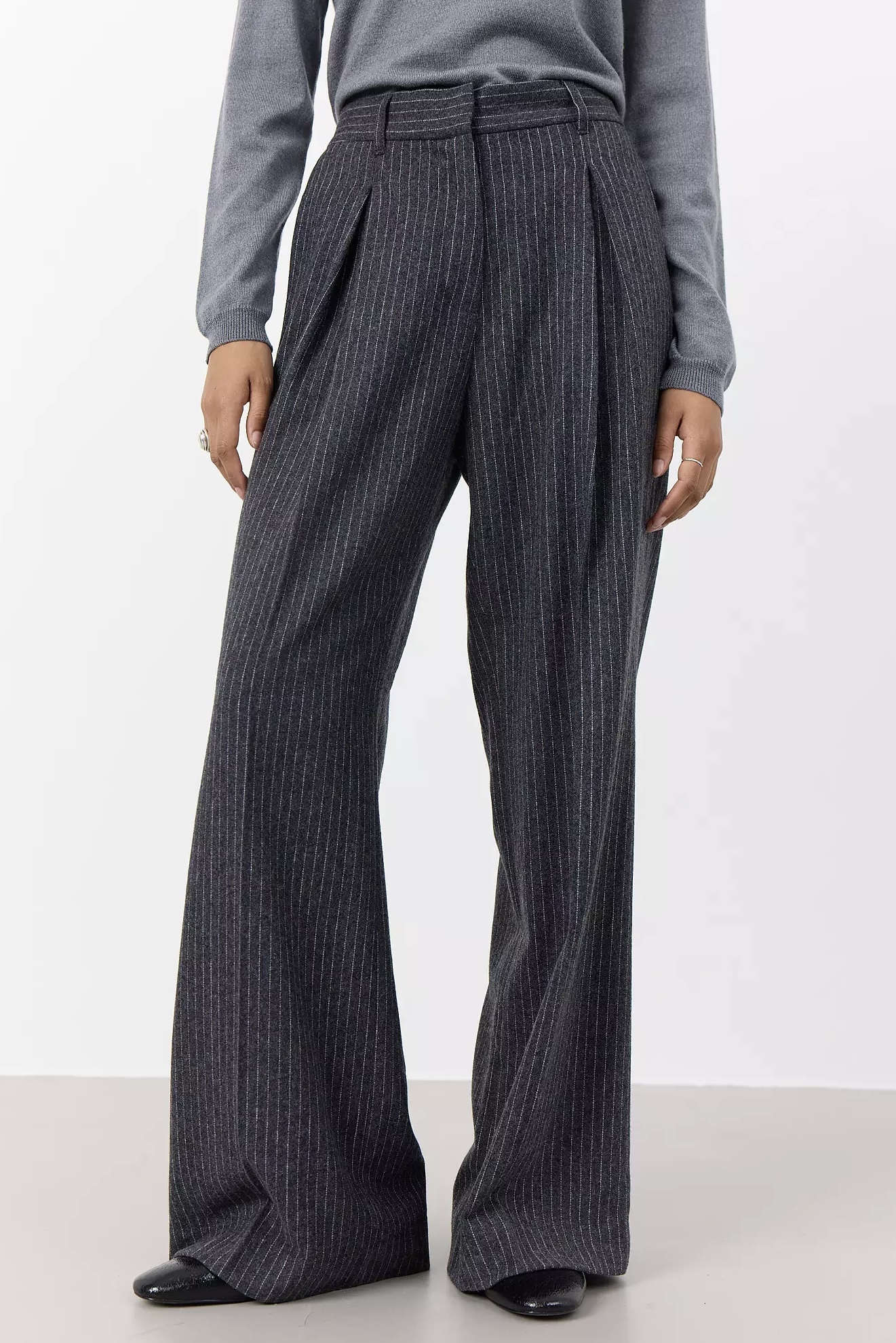 Leveté Room - Iris 1 Pants Dark Grey M Combi