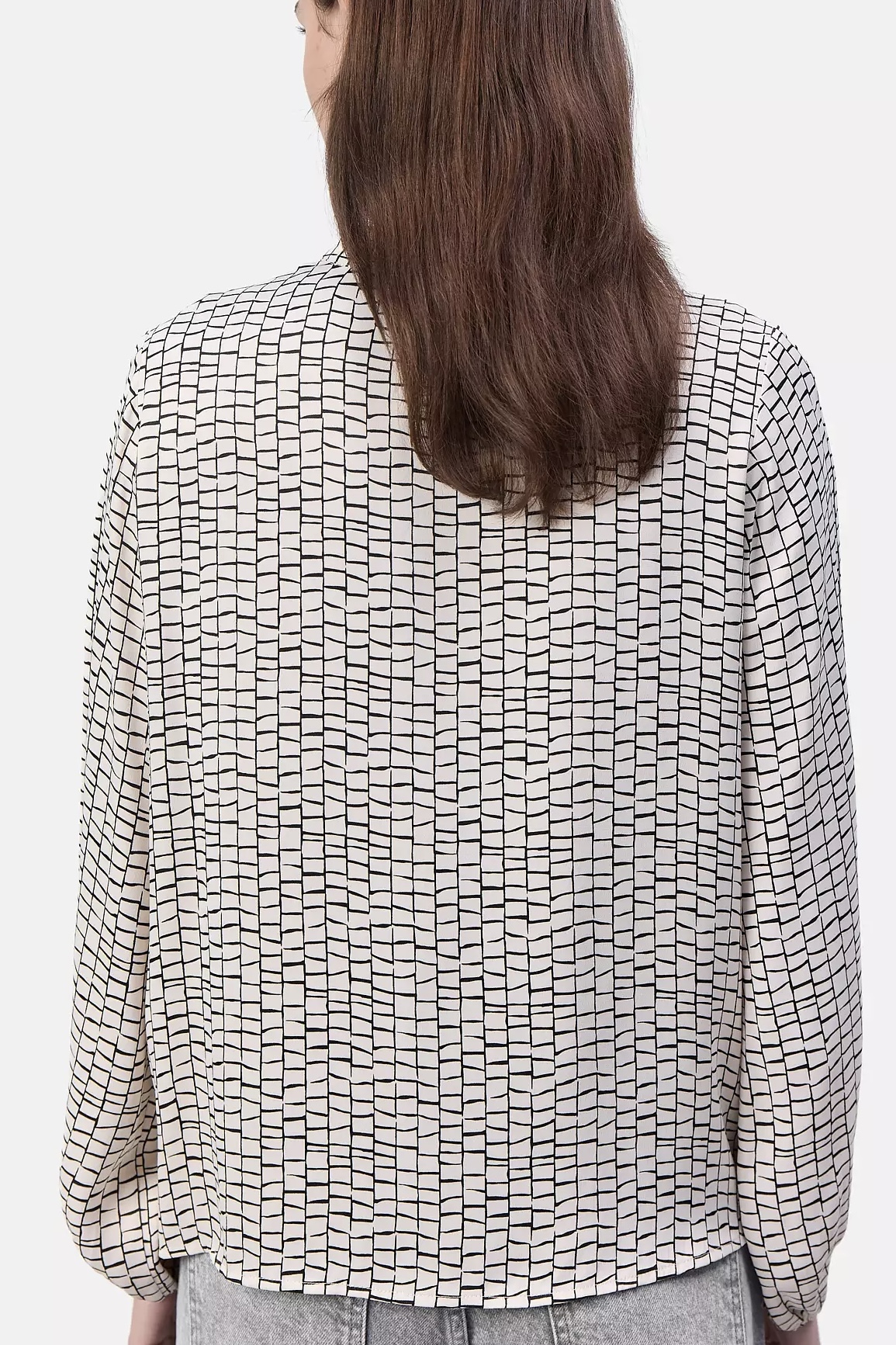 Leveté Room - Estella 1 Blouse Grey Sand Combi - 4