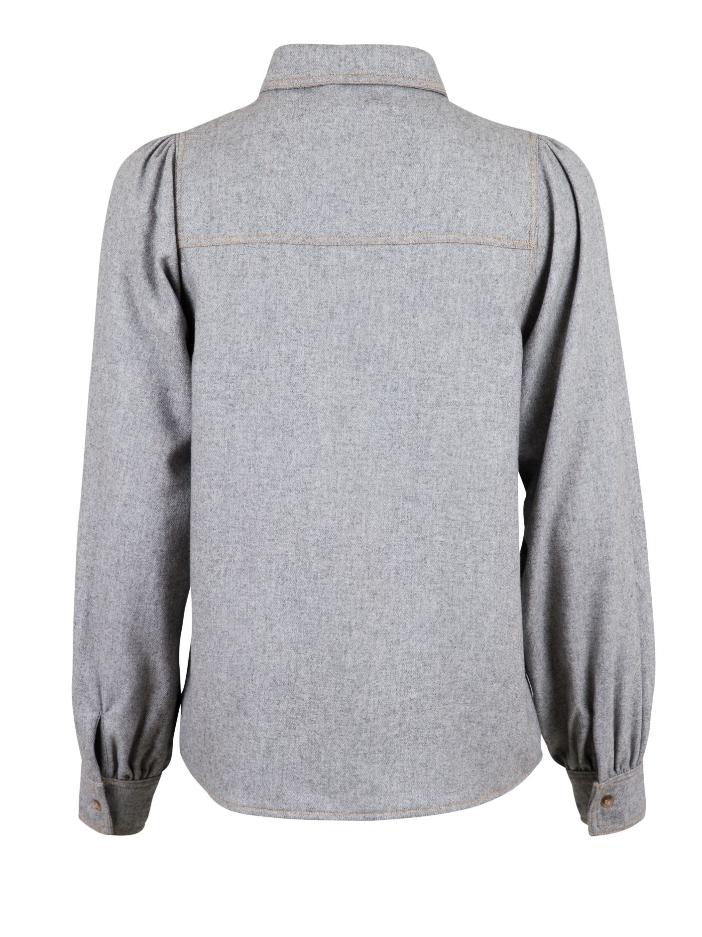 Neo Noir - Halli Shirt Grey Melange - 5