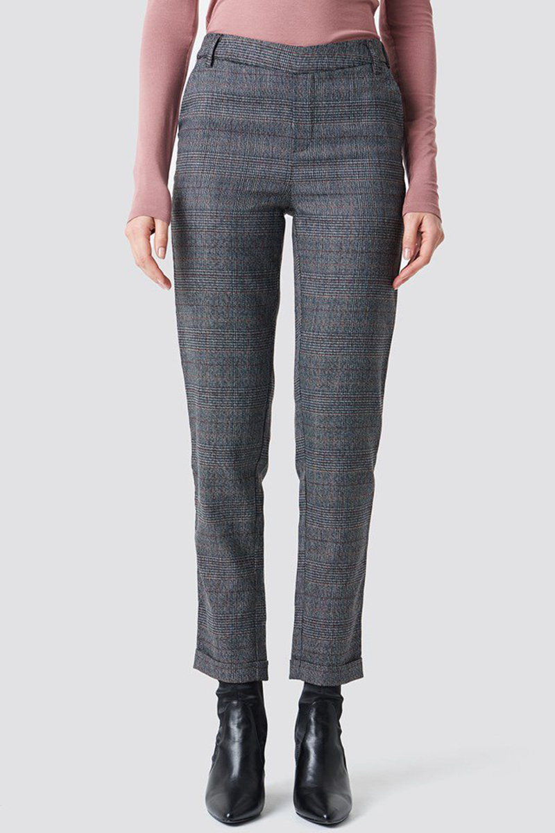 Rut & Circle  - Dark Check Pant 