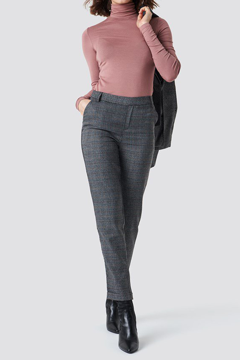 Rut & Circle  - Dark Check Pant  - 3