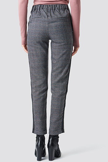 Rut & Circle  - Dark Check Pant 