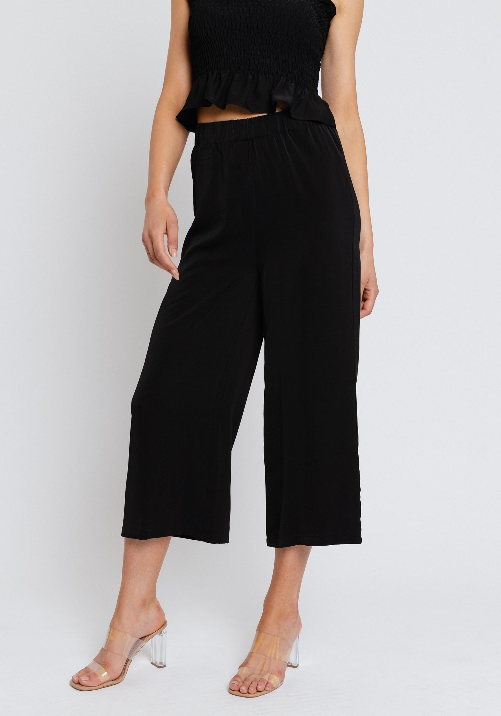 Rut & Circle  - Gry Pant Black