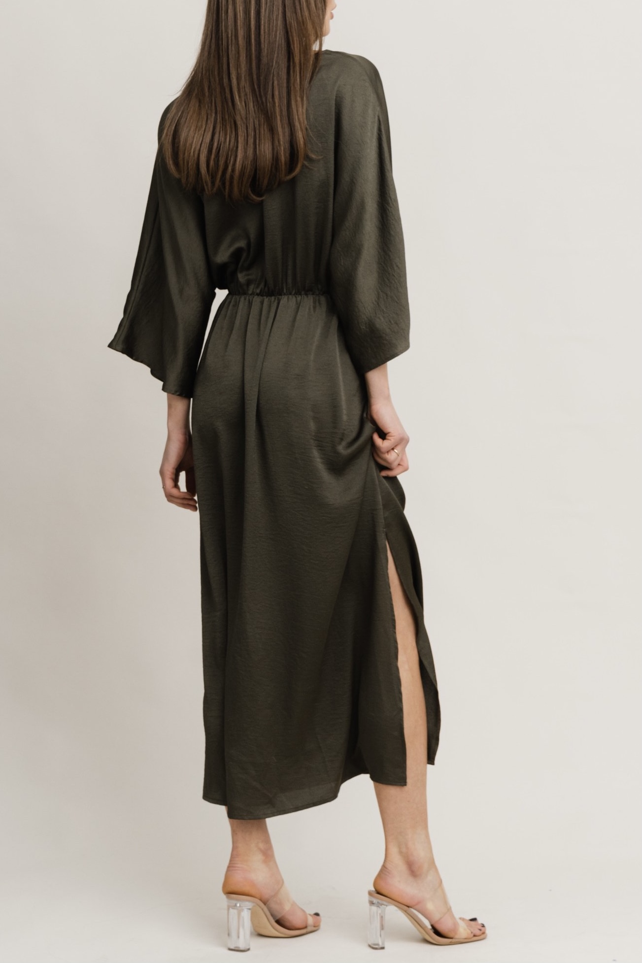 Rut & Circle  - Danielle Maxidress Army Green - 2