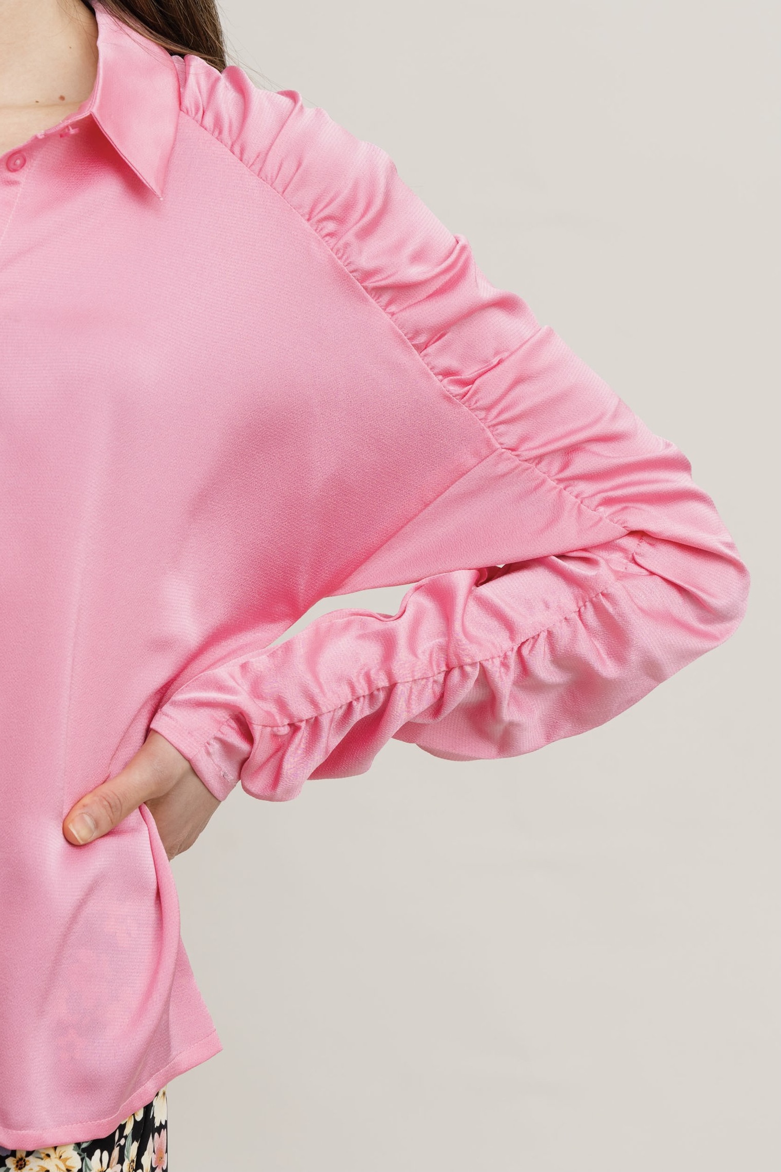 Rut & Circle  - Tara Blouse Bubbelgum Pink - 3