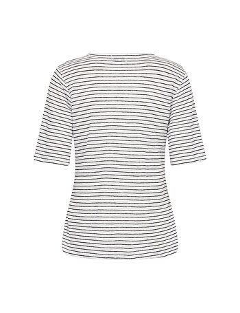 Leveté Room - Gytna 2 Linnen T-Shirt White Combi