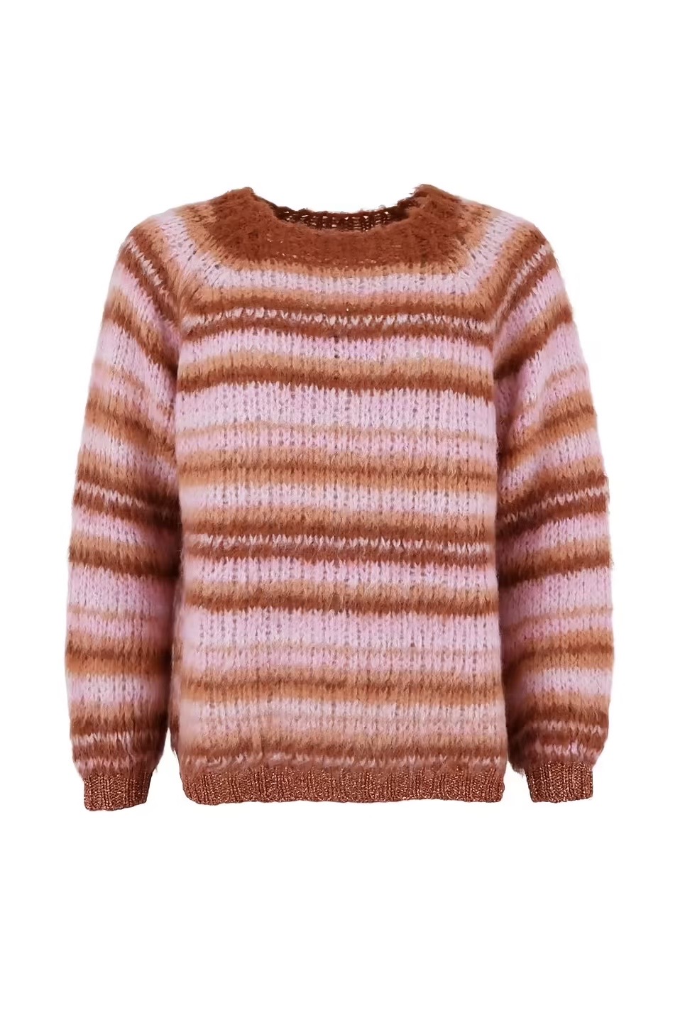 Black Colour - BC Tatum Striped Jumper Rose Mix