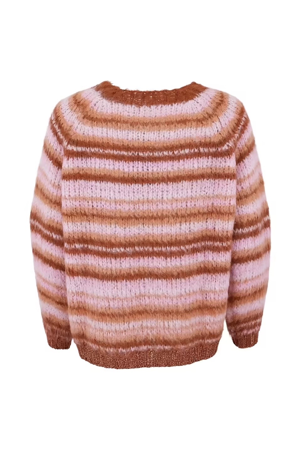 Black Colour - BC Tatum Striped Jumper Rose Mix - 2