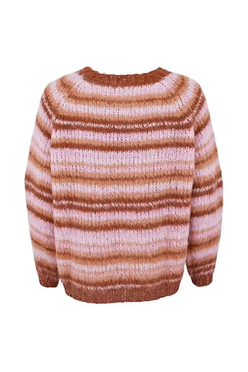 Black Colour - BC Tatum Striped Jumper Rose Mix