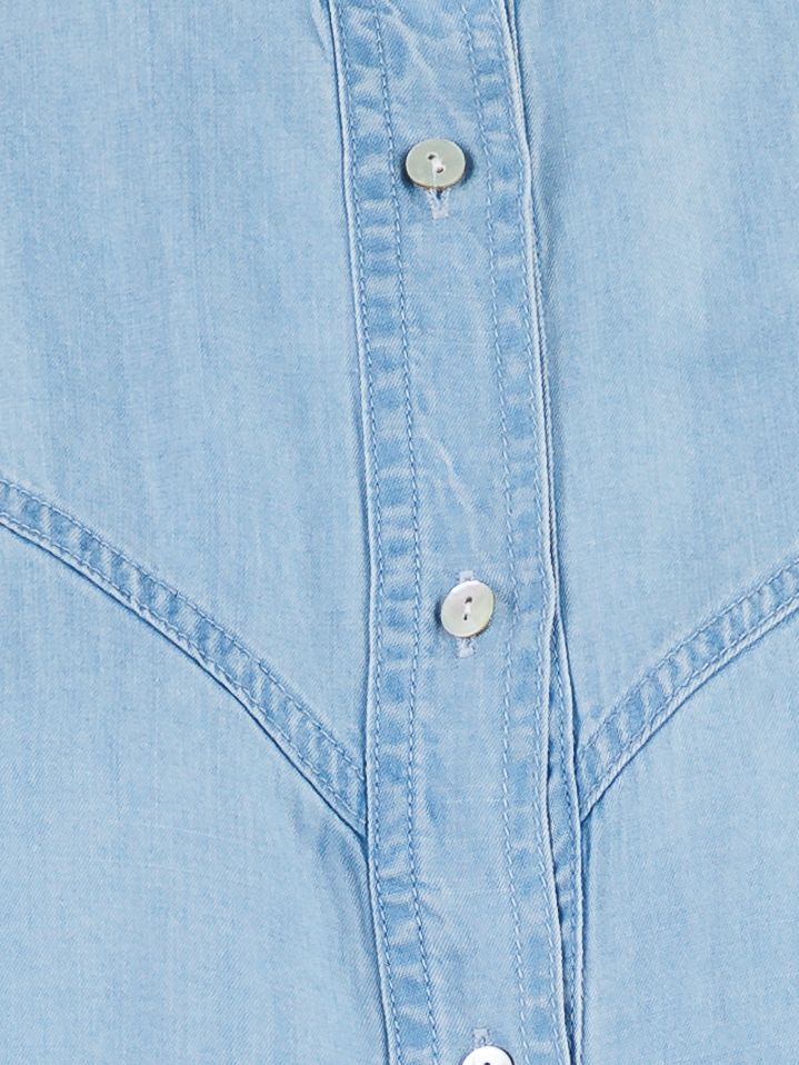 Neo Noir - Normanna Chambray Shirt Vintage Blue - 3