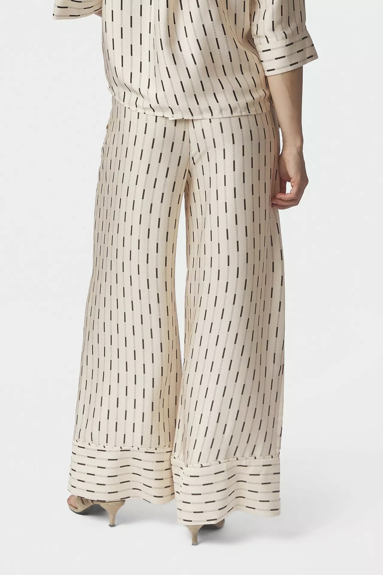 Neo Noir - Sora Print Pants Creme - 2