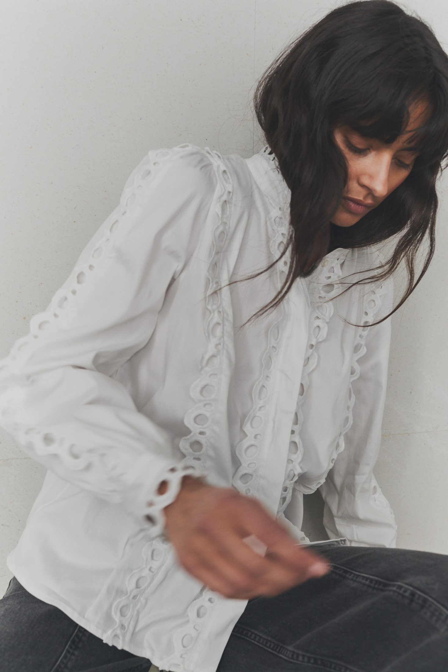 Leveté Room -Isla Solid 115 Shirt White - 5