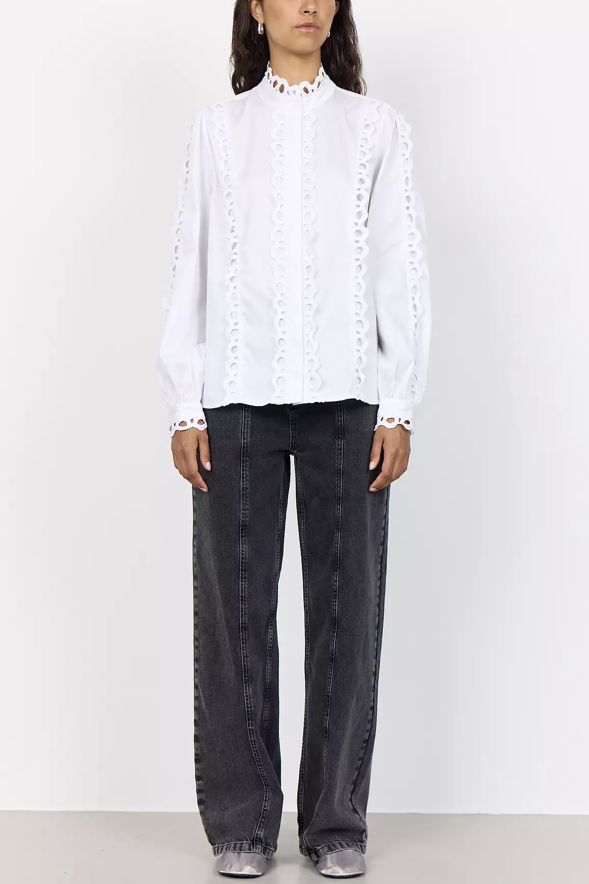 Leveté Room -Isla Solid 115 Shirt White - 2