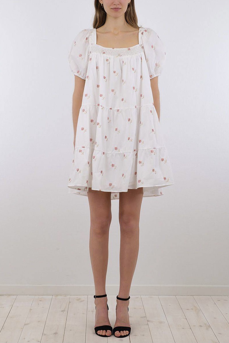 Neo Noir - Mima Rosy Dress White - 3