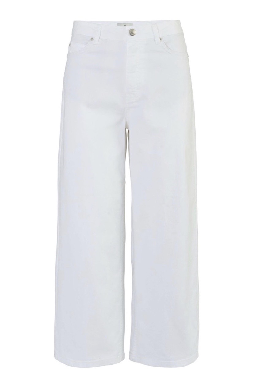 Five Units - Abby White Crop Jeans - 4