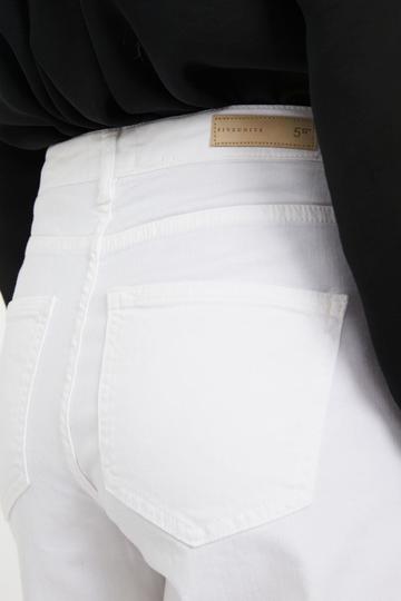 Five Units - Abby White Crop Jeans - 3