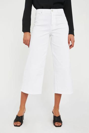 Five Units - Abby White Crop Jeans