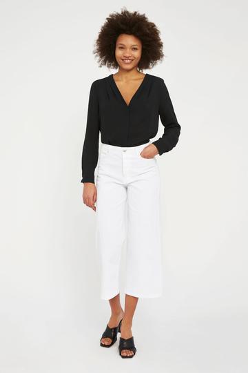 Five Units - Abby White Crop Jeans - 7