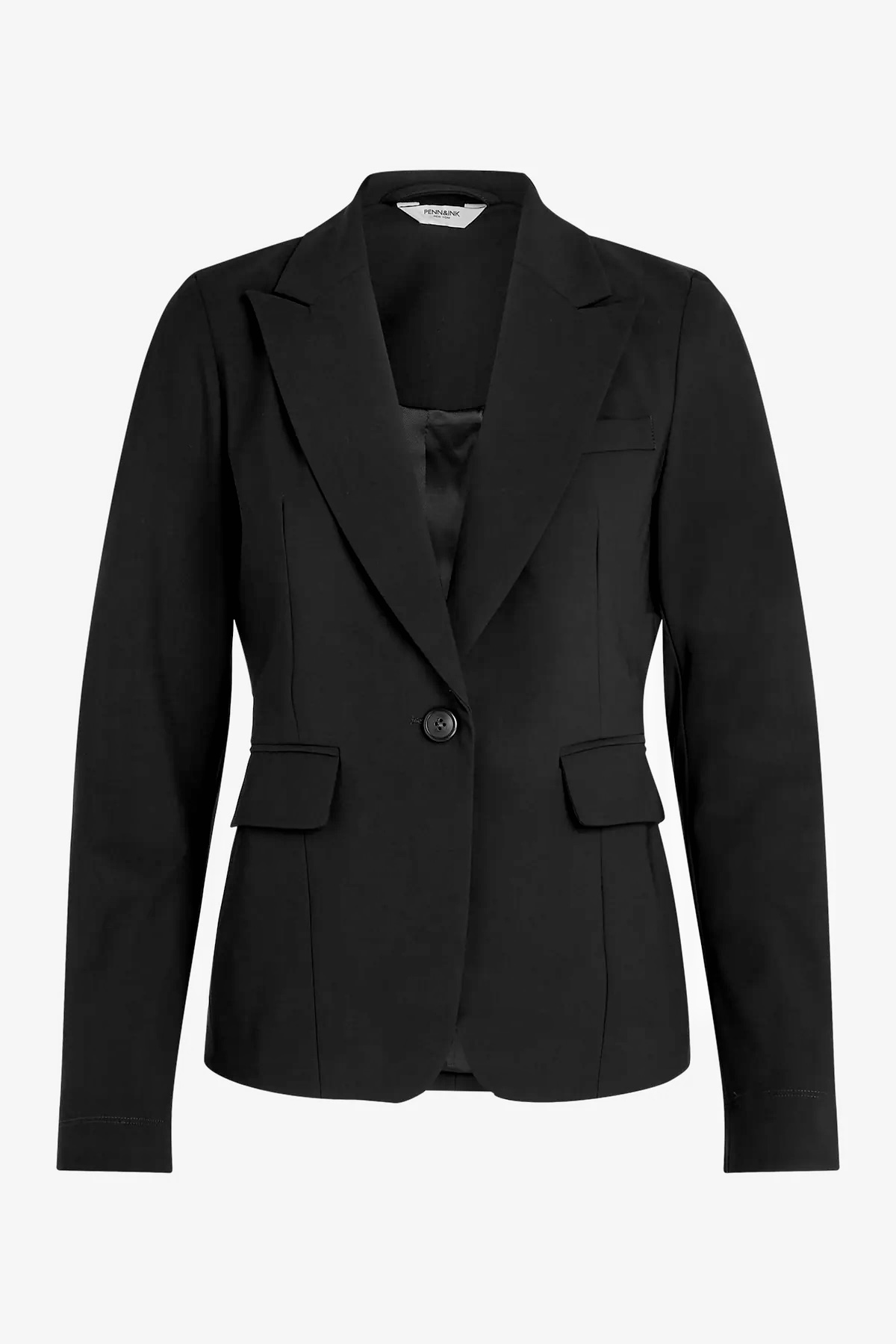 Penn & Ink - Slim Fit Blazer Black