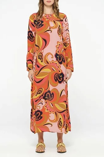 One Season - Long Genie Costa Nova Orange Viscose Orange - 7