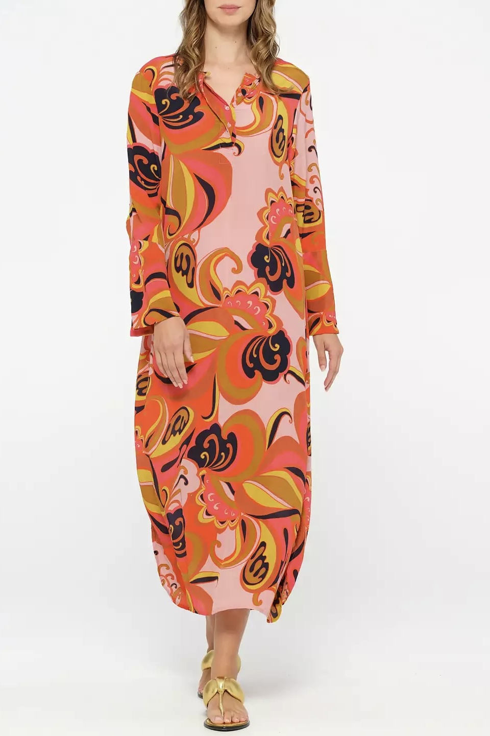 One Season - Long Genie Costa Nova Orange Viscose Orange - 6