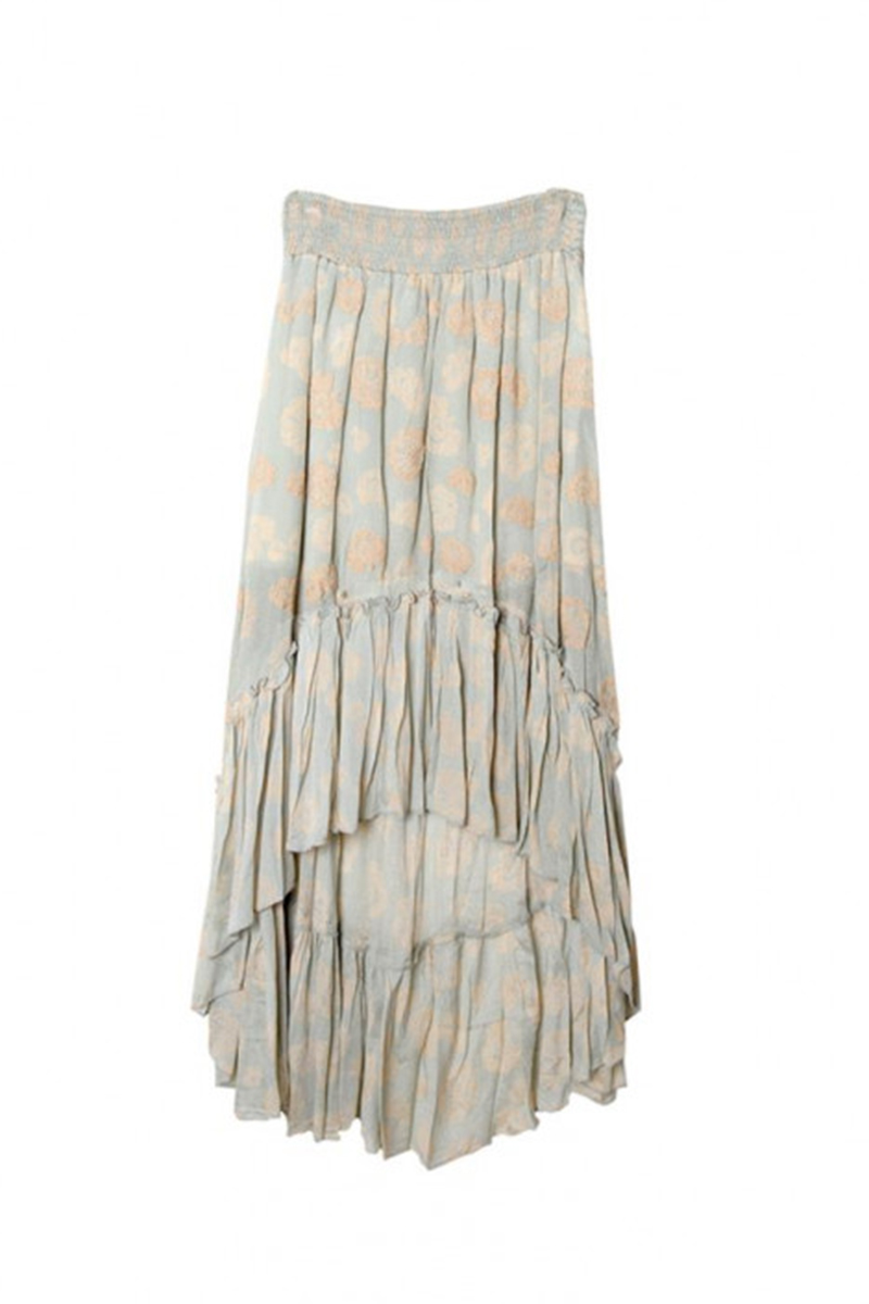 NKN Nekane - Baibala Asymmetric Skirt With Floral Embroidery - 4