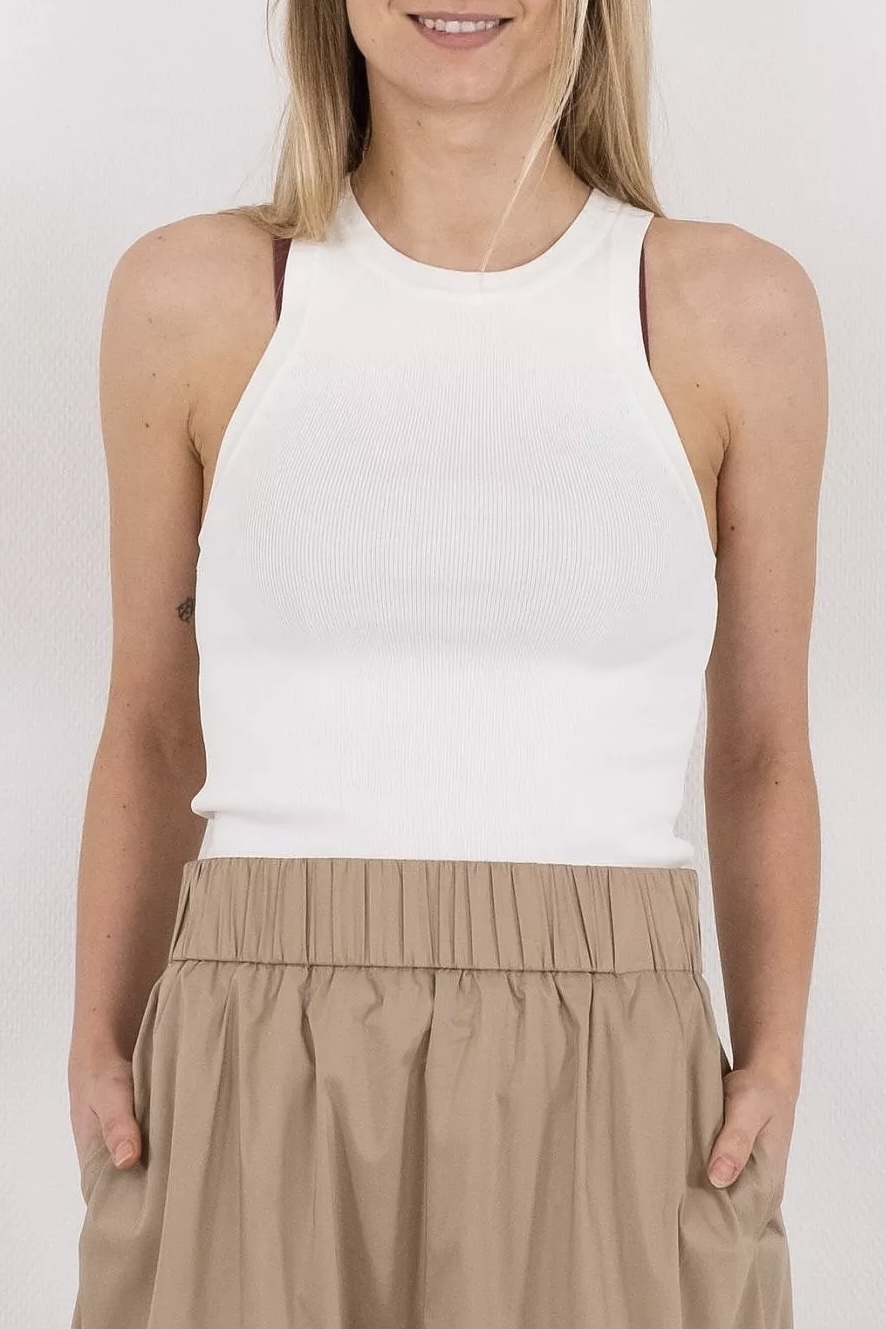 Neo Noir - Willy  Knitted  Top  Off White - 3