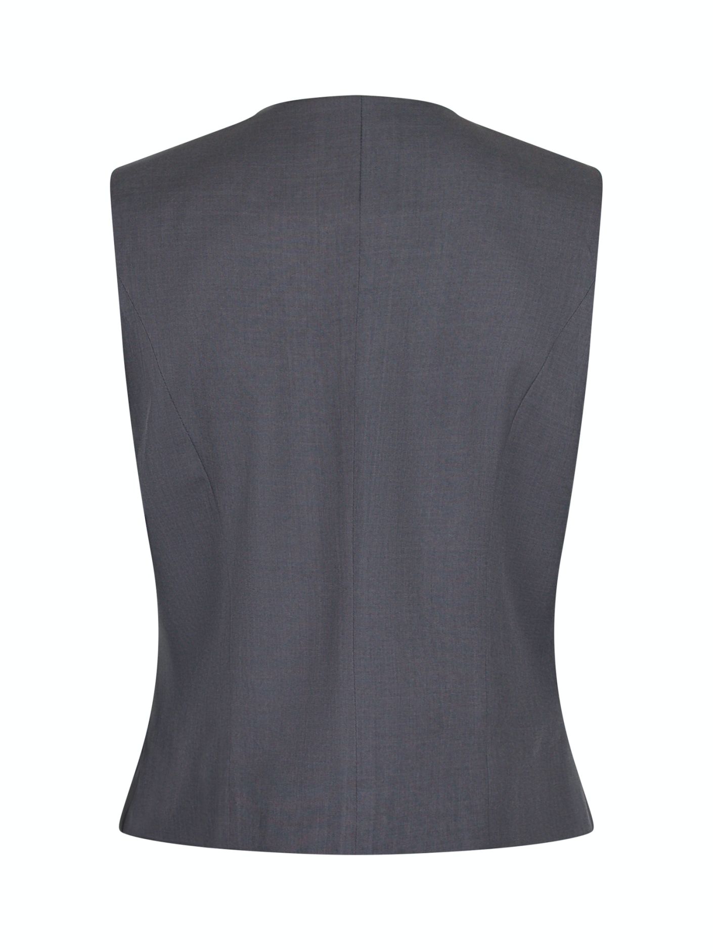 Neo Noir - Vendetta Melange Vest Dark Grey - 5