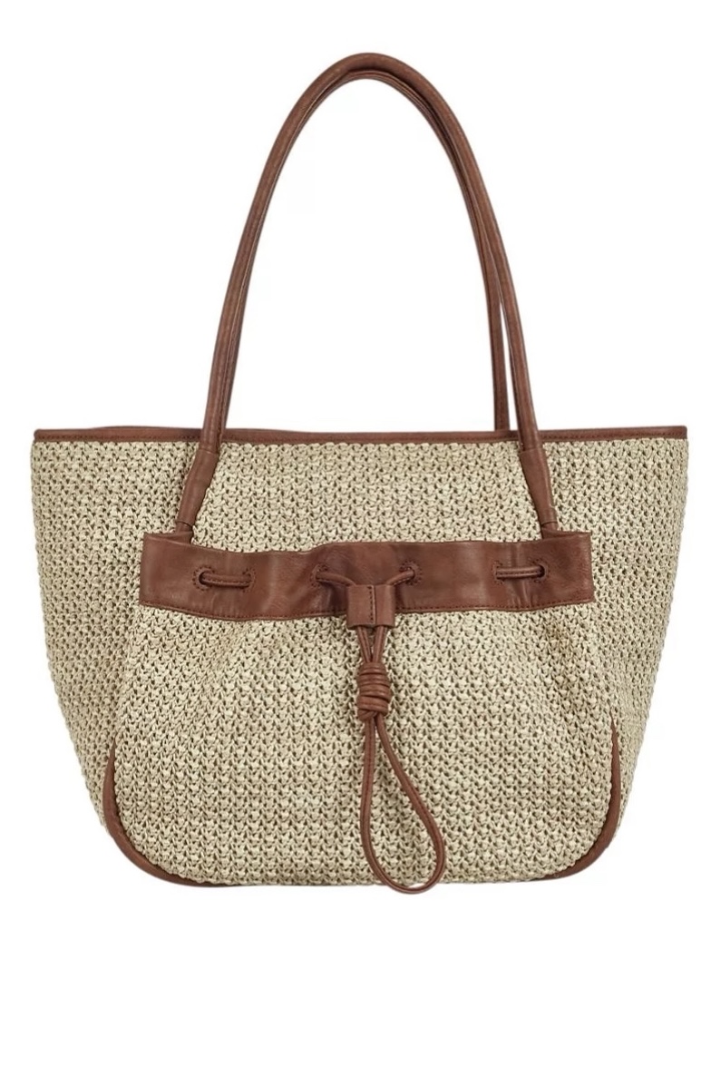 Ulrika Design - Straw Tote Bag Beige - 2